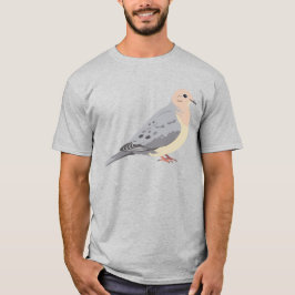 Mourning dove in soft natural tones tシャツ
