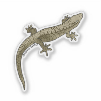 Mourning gecko vinyl sticker シール