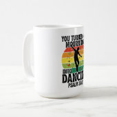 Mourning into dancing design コーヒーマグカップ (正面左)