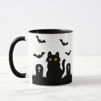 mourning kitty mug マグカップ