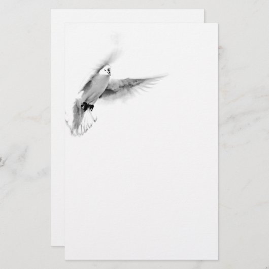 mourning paper dove 便箋 (正面/裏面)