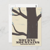 mours mountain northern ireland travelポスター ポストカード (正面/裏面)