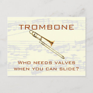 mouscriptbg, t-bone shirt2, trombone,誰が… ポストカード