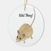 Mouse セラミックオーナメント (左)