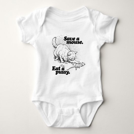 MOUSE 救 -.png ベビーボディスーツ (正面)