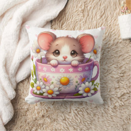 Mouse and Teacup クッション