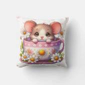 Mouse and Teacup クッション (正面)