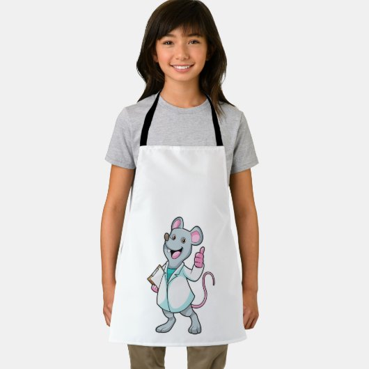 Mouse as Doctor with Doctor's coat エプロン (インサイチュ)