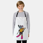 Mouse as Skier with Ski エプロン (着用した状態)