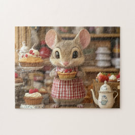Mouse Bakery Chef Tiny Tail Whimsical Kitchen ジグソーパズル