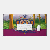 Mouse critter in the forrest デスクマット (キーボード&マウス)