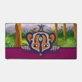 Mouse critter in the forrest デスクマット (正面)