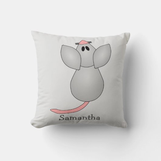 Mouse Design Personalised クッション (正面)