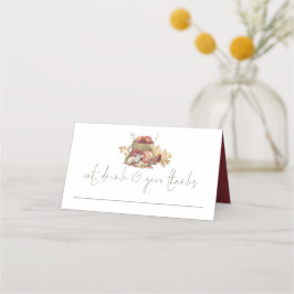 Mouse Drink食べ名与え Happy Friendling プレイスカード