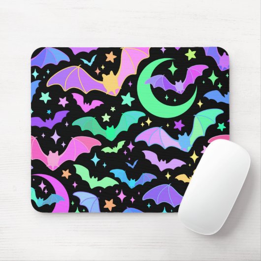 Mouse pad "Bats" マウスパッド (マウス)