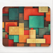 MOUSE PAD - Color-blocks in Many Colors マウスパッド (正面)