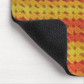 Mouse Pad - Crochet Pattern of Orange shells マウスパッド (コーナー)