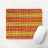Mouse Pad - Crochet Pattern of Orange shells マウスパッド (マウス)