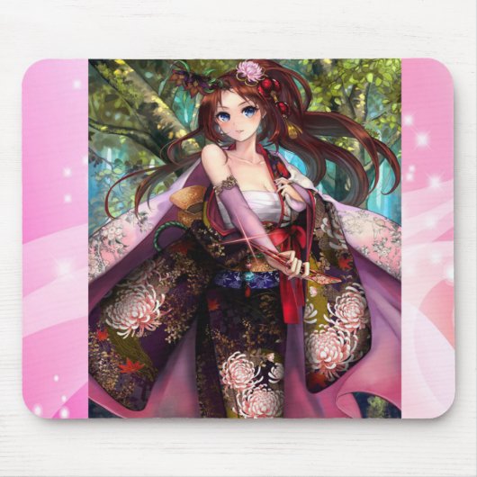 Mouse pad Girl Anime collection マウスパッド (正面)