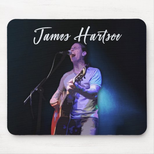 Mouse Pad - James Hartsoe singing マウスパッド (正面)