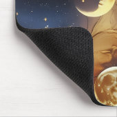 Mouse Pad – Luxury Dreamy Fiery Orange Celestial M マウスパッド (コーナー)
