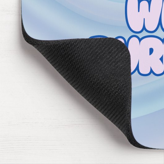 Mouse Pad – Modern Inspirational Desk Accessory マウスパッド (コーナー)