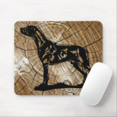 Mouse Pad Rhodesian Ridgeback Wood マウスパッド (マウス)