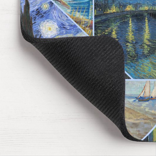 MOUSE PAD - Vincent van ゴッホ9-Image Collage #2 マウスパッド (コーナー)