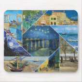 MOUSE PAD - Vincent van ゴッホ9-Image Collage #2 マウスパッド (正面)