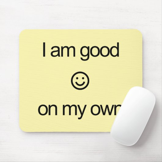 Mouse Pad with illustration and text マウスパッド (マウス)