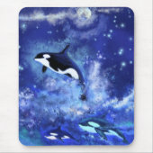 Mouse Pad with Orcas マウスパッド (正面)