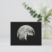 mouse praying on mountain halloween moon ポストカード (スタンド正面)
