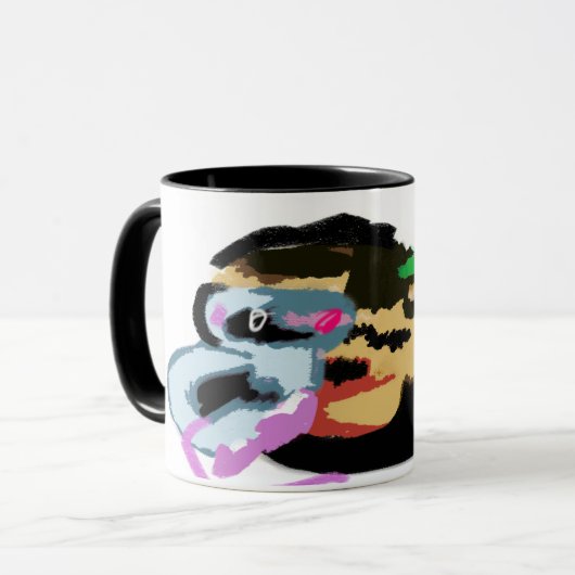 Mouse pumpkin autumn joy マグカップ (正面左)