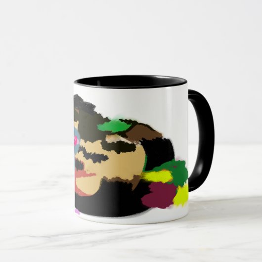 Mouse pumpkin autumn joy マグカップ (正面右)