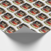 Mouse Reading a Book ラッピングペーパー (角)