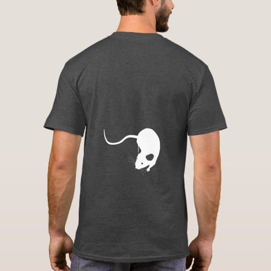 Mouse Silhouettes Dark Tシャツ (裏面)