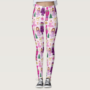 Mouse Snowflake Leggingsくるみ割りのバレエ王 レギンス