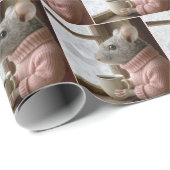 Mouse With a Cup of Coffee ラッピングペーパー (ロールコーナー)