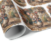 Mouse with Shocked Expression ラッピングペーパー (ロールコーナー)