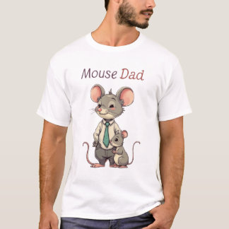 MouseDad – 父の日マウスペット愛人Tシャツ Tシャツ