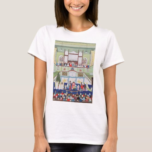 Mouseholeのメソジスト派のチャペルコーンウォール Tシャツ (正面)