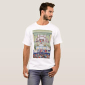 Mouseholeのメソジスト派のチャペルコーンウォール Tシャツ (正面フル)