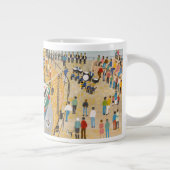 Mouseholeの救命ボートの天恵 ジャンボコーヒーマグカップ (右)