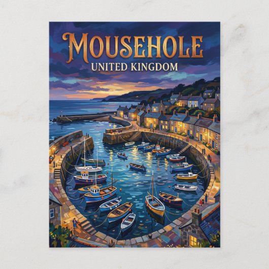 Mousehole United Kingdom ポストカード (正面)