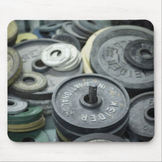 mousepadのまわりで分散する金属の重量 マウスパッド