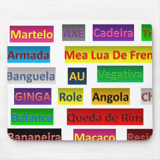 mousepadの武道のcapoeira愛 マウスパッド (正面)