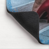 mousepadの赤いハイヒールの靴 マウスパッド (コーナー)
