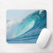 mousepadを壊すサーフィンのバレルの波 マウスパッド (マウス)