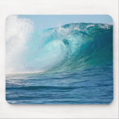 mousepadを壊す太平洋の大きい波 マウスパッド (正面)