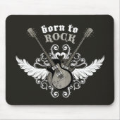 mousepadを揺するために生まれて下さい マウスパッド (正面)